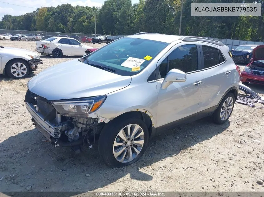 2019 Buick Encore Fwd Preferred VIN: KL4CJASB8KB779535 Lot: 40335136