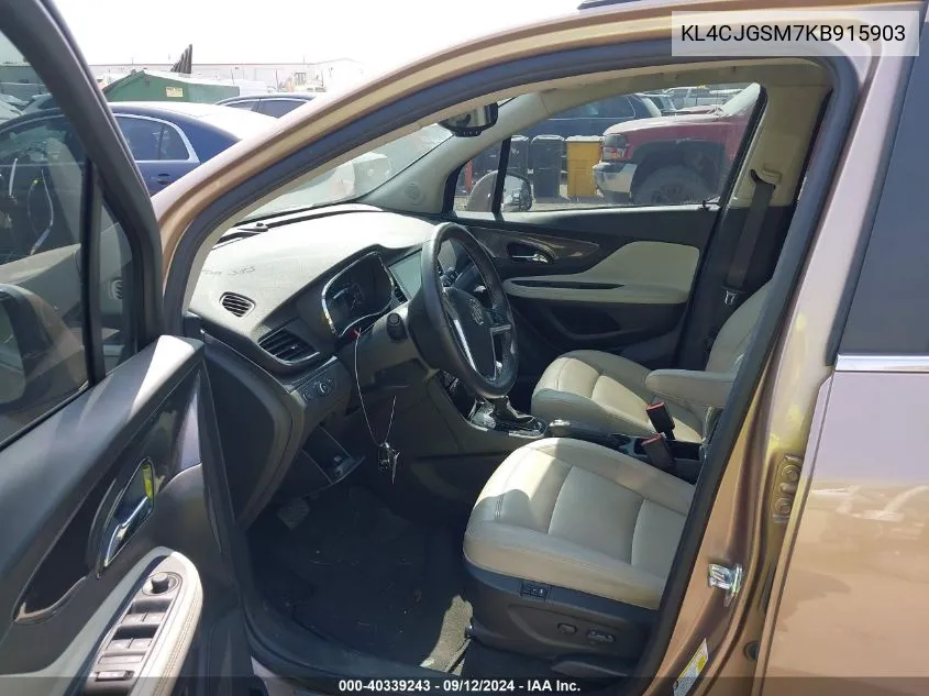 KL4CJGSM7KB915903 2019 Buick Encore Awd Essence