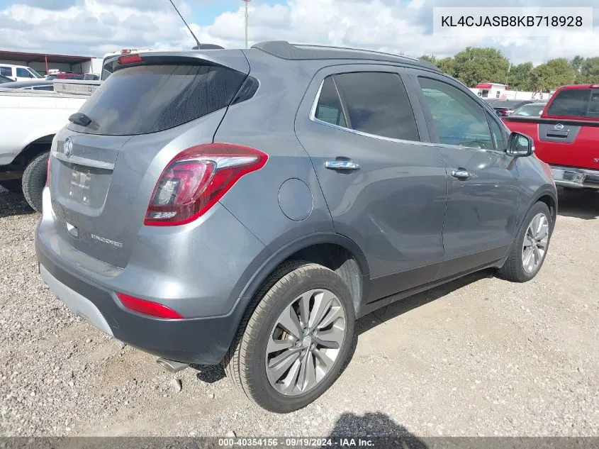 KL4CJASB8KB718928 2019 Buick Encore Fwd Preferred