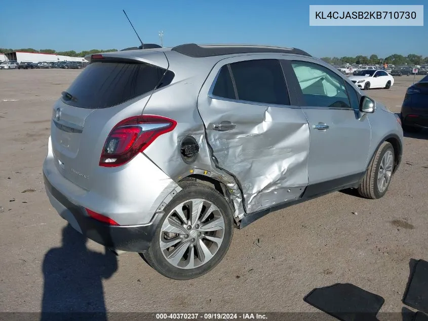 KL4CJASB2KB710730 2019 Buick Encore Fwd Preferred