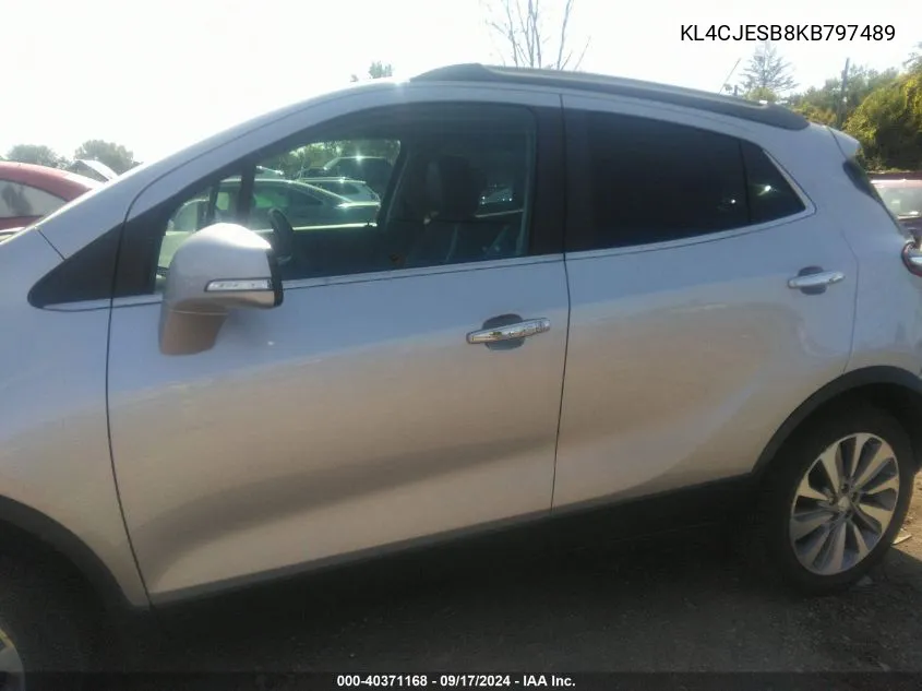 KL4CJESB8KB797489 2019 Buick Encore Awd Preferred