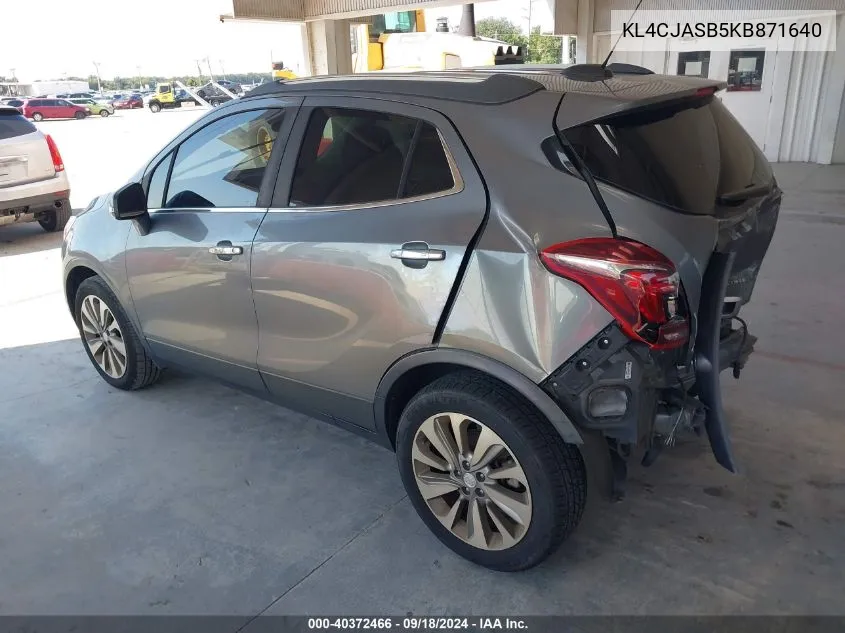 KL4CJASB5KB871640 2019 Buick Encore Preferred