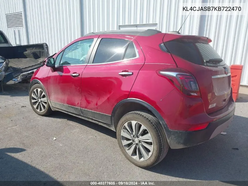 KL4CJASB7KB722470 2019 Buick Encore Fwd Preferred