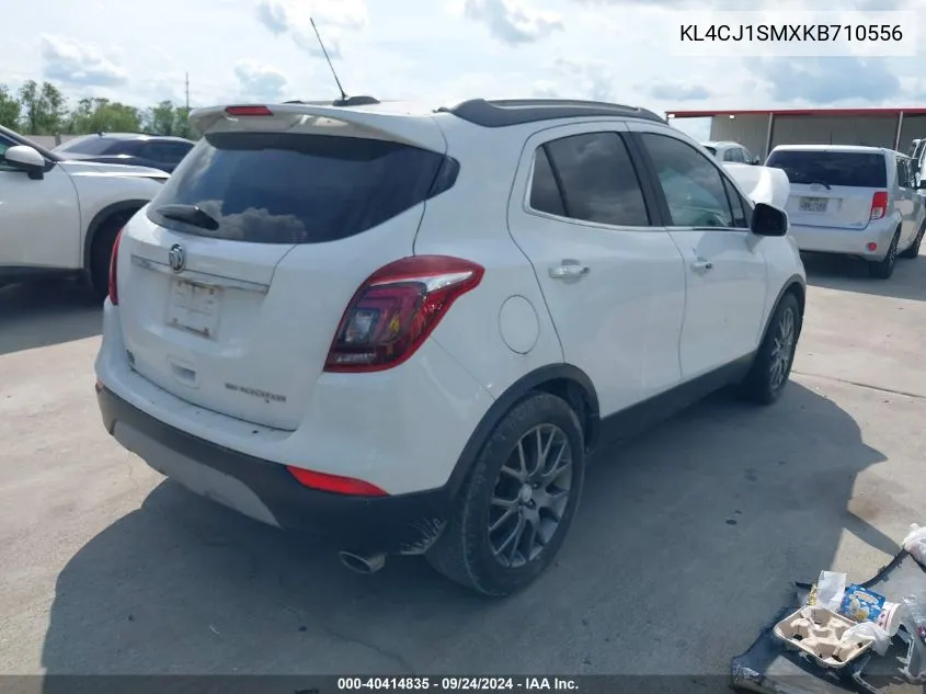 KL4CJ1SMXKB710556 2019 Buick Encore Fwd Sport Touring