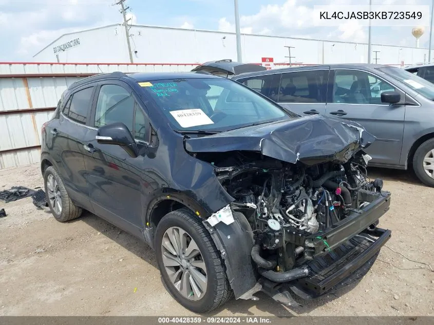 KL4CJASB3KB723549 2019 Buick Encore Fwd Preferred