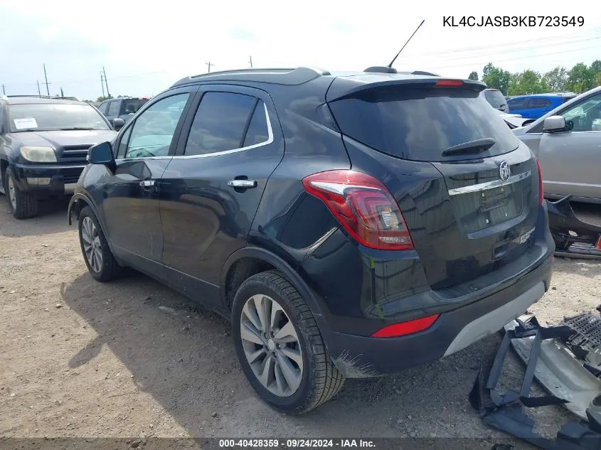 KL4CJASB3KB723549 2019 Buick Encore Fwd Preferred