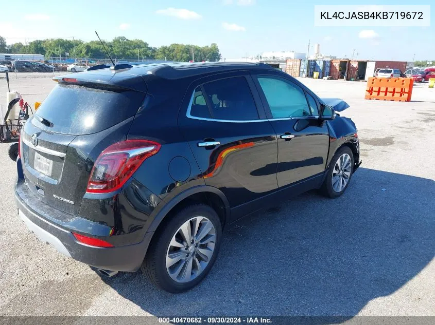 KL4CJASB4KB719672 2019 Buick Encore Preferred