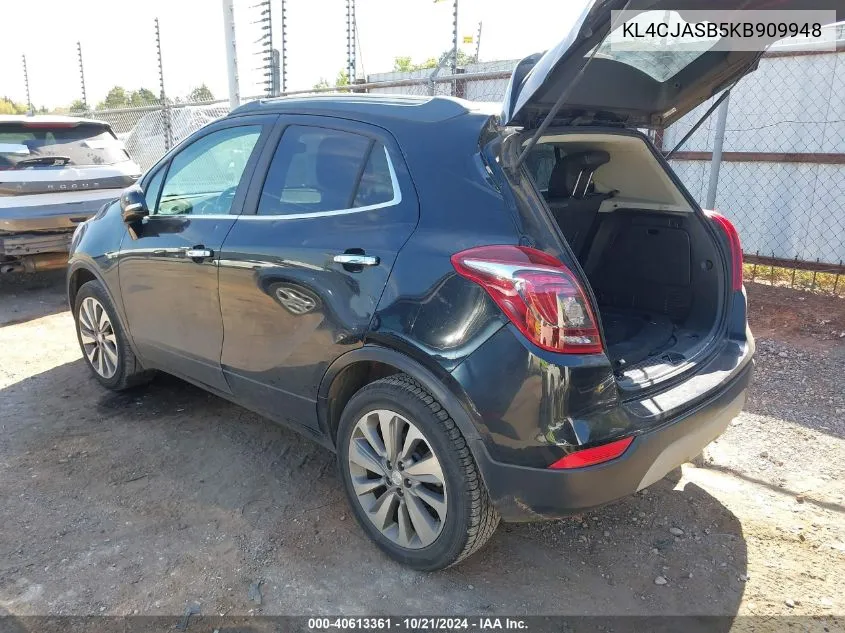 KL4CJASB5KB909948 2019 Buick Encore Fwd Preferred