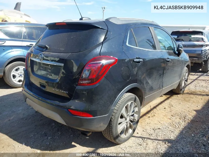 KL4CJASB5KB909948 2019 Buick Encore Fwd Preferred