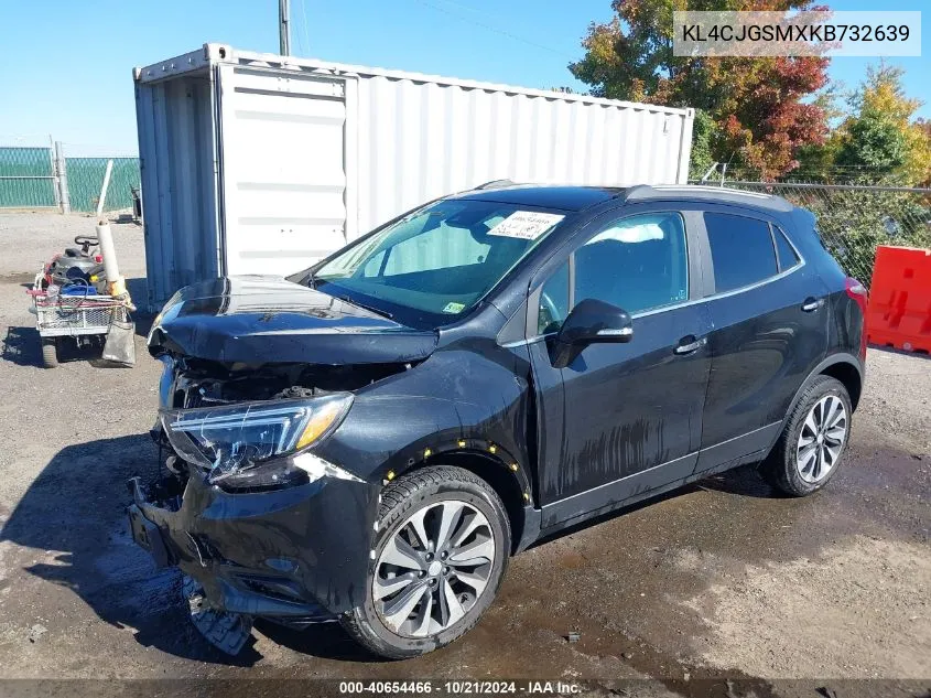 KL4CJGSMXKB732639 2019 Buick Encore Awd Essence