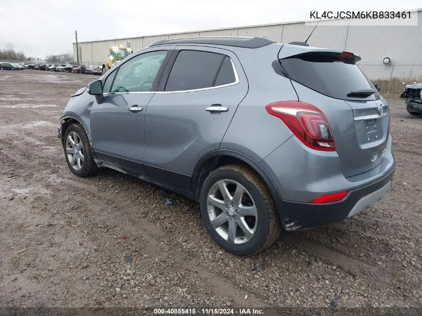 2019 Buick Encore Fwd Essence VIN: KL4CJCSM6KB833461 Lot: 40855415