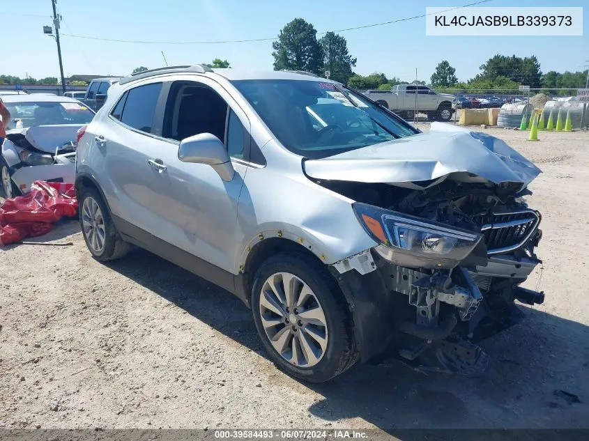 KL4CJASB9LB339373 2020 Buick Encore Fwd Preferred