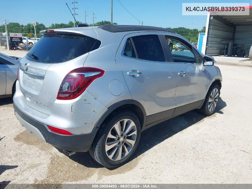 2020 Buick Encore Fwd Preferred VIN: KL4CJASB9LB339373 Lot: 39584493