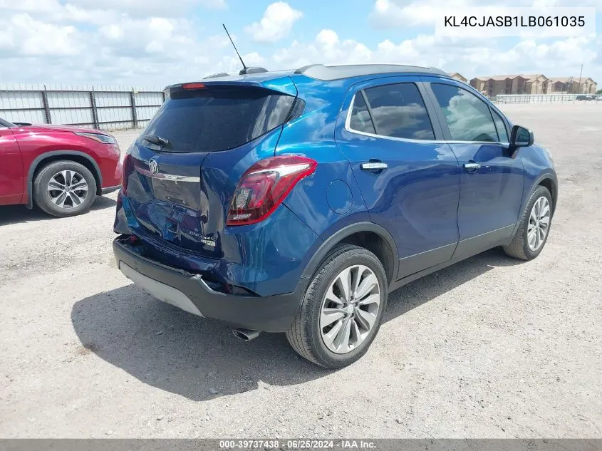 KL4CJASB1LB061035 2020 Buick Encore Fwd Preferred