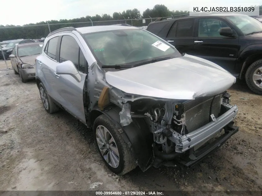 KL4CJASB2LB351039 2020 Buick Encore Preferred