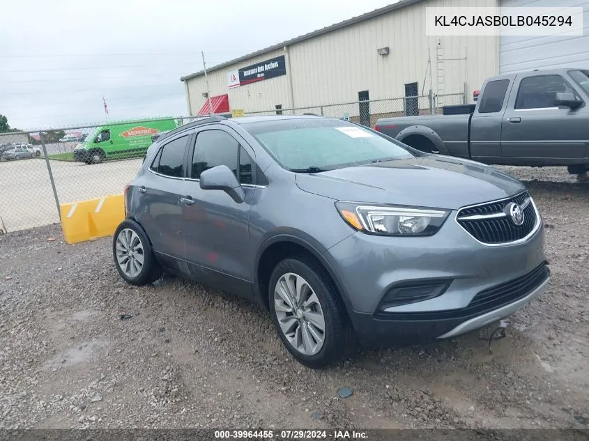 KL4CJASB0LB045294 2020 Buick Encore Preferred