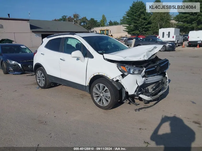 2020 Buick Encore Awd Preferred VIN: KL4CJESB5LB324084 Lot: 40125810