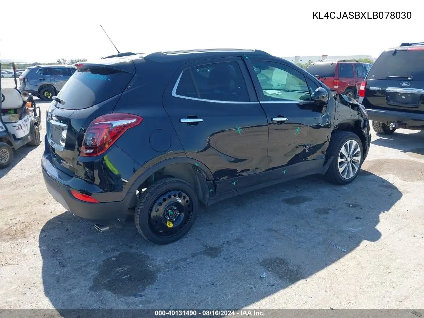 KL4CJASBXLB078030 2020 Buick Encore Fwd Preferred