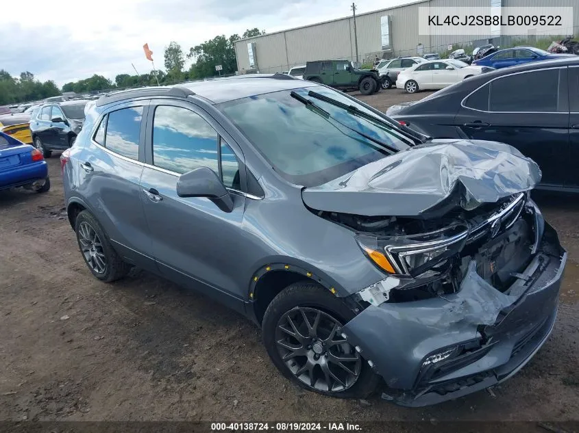 KL4CJ2SB8LB009522 2020 Buick Encore Awd Sport Touring