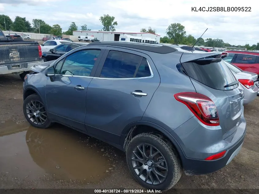 KL4CJ2SB8LB009522 2020 Buick Encore Awd Sport Touring