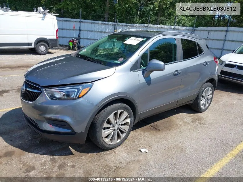 2020 Buick Encore Awd Preferred VIN: KL4CJESBXLB030812 Lot: 40139216