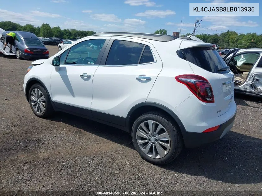 KL4CJASB8LB013936 2020 Buick Encore Fwd Preferred