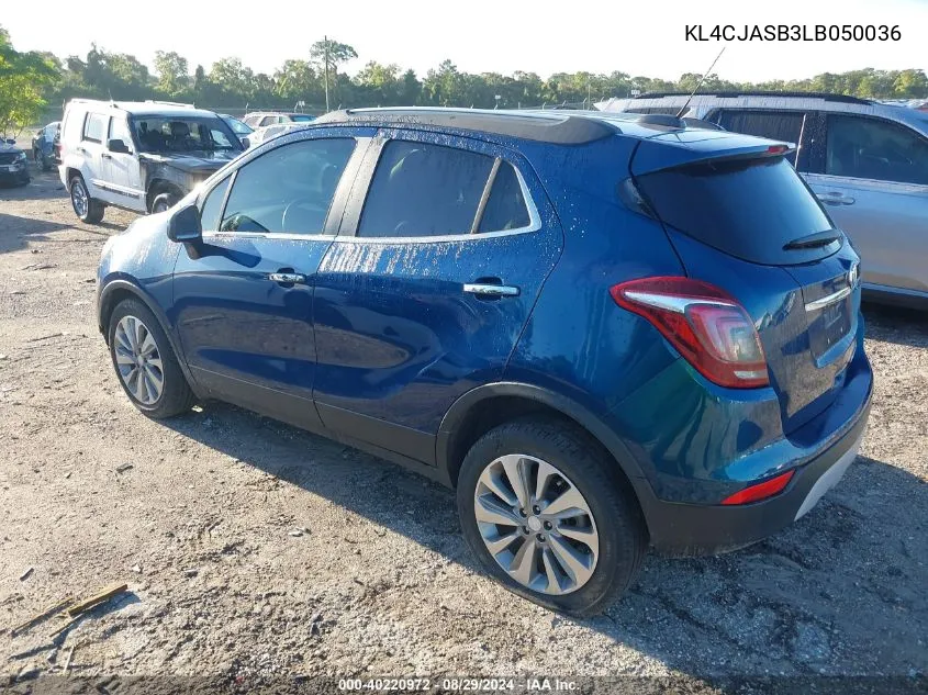 KL4CJASB3LB050036 2020 Buick Encore Fwd Preferred