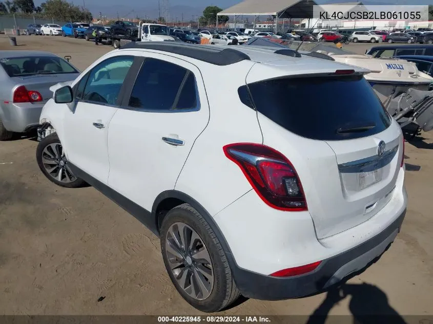 2020 Buick Encore Fwd Essence VIN: KL4CJCSB2LB061055 Lot: 40225945