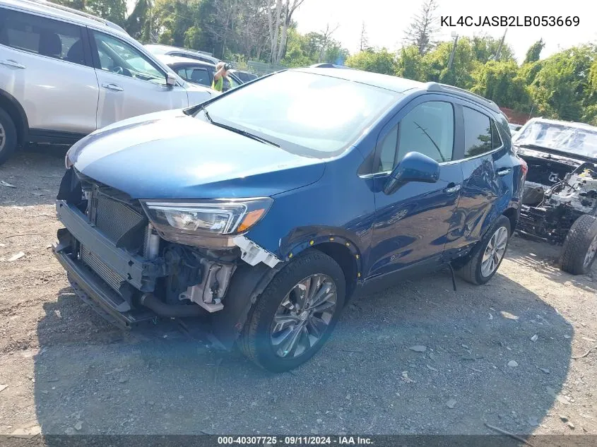 KL4CJASB2LB053669 2020 Buick Encore Fwd Preferred