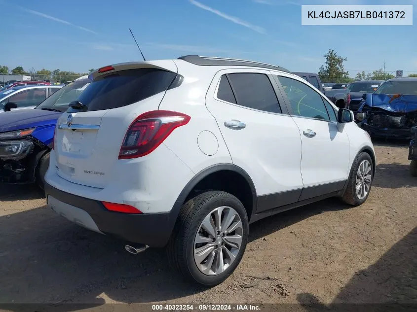 KL4CJASB7LB041372 2020 Buick Encore Preferred