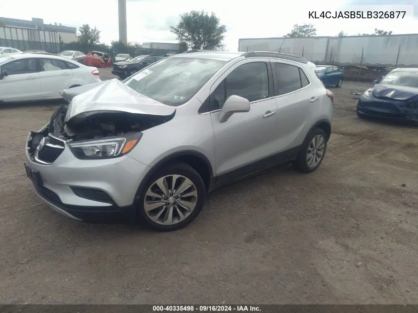 KL4CJASB5LB326877 2020 Buick Encore Fwd Preferred