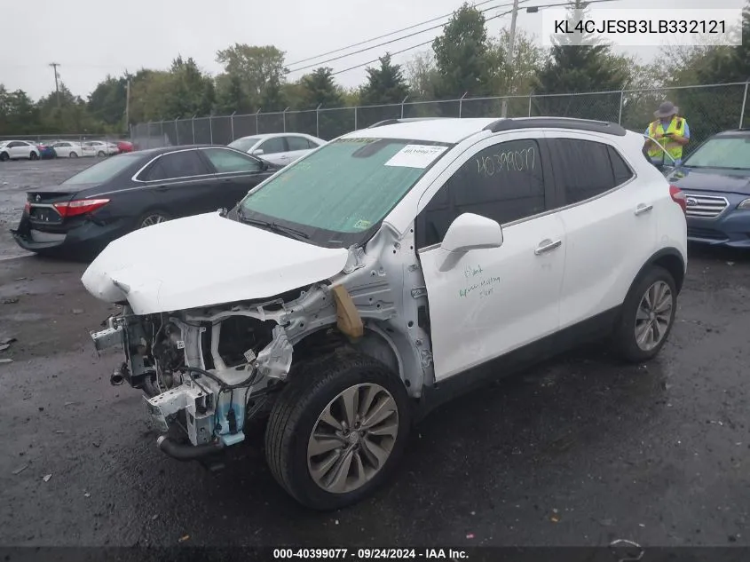 KL4CJESB3LB332121 2020 Buick Encore Preferred