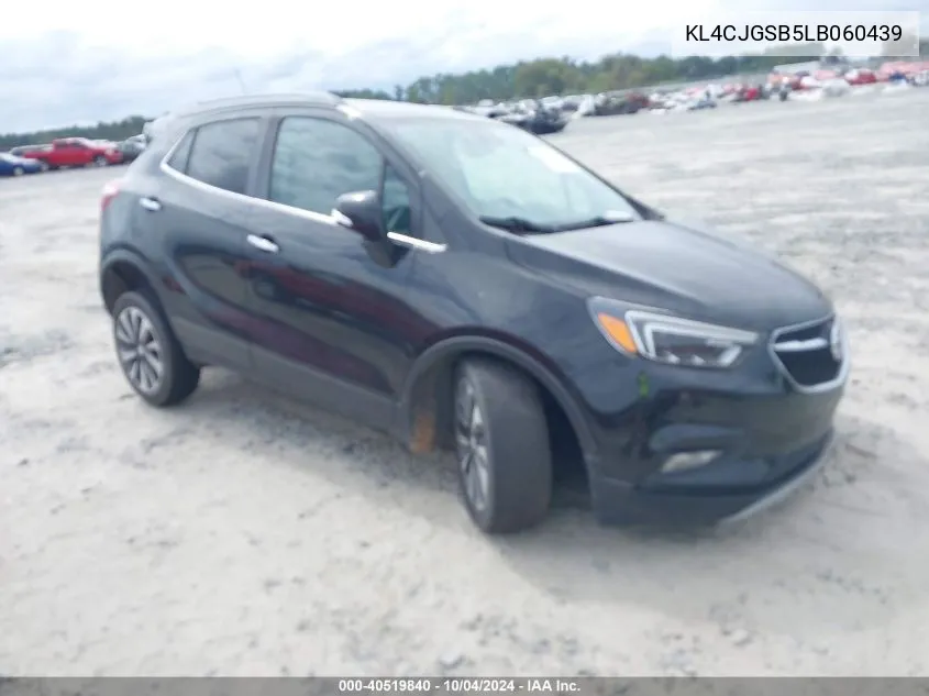 KL4CJGSB5LB060439 2020 Buick Encore Awd Essence