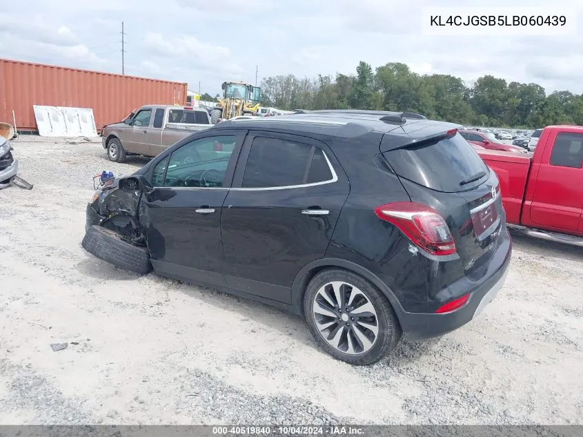 KL4CJGSB5LB060439 2020 Buick Encore Awd Essence