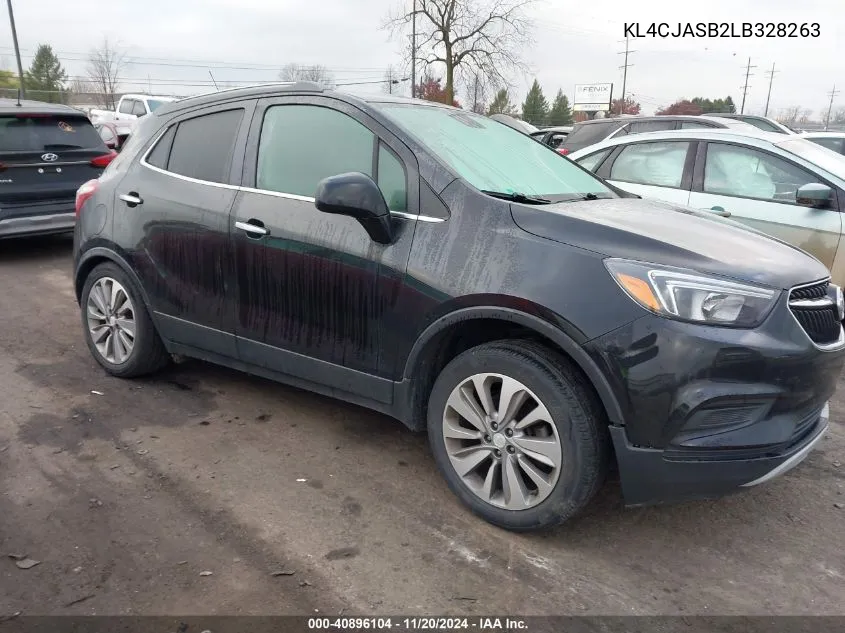 2020 Buick Encore Fwd Preferred VIN: KL4CJASB2LB328263 Lot: 40896104