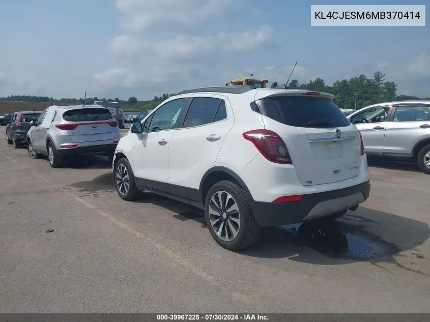 KL4CJESM6MB370414 2021 Buick Encore Awd Preferred