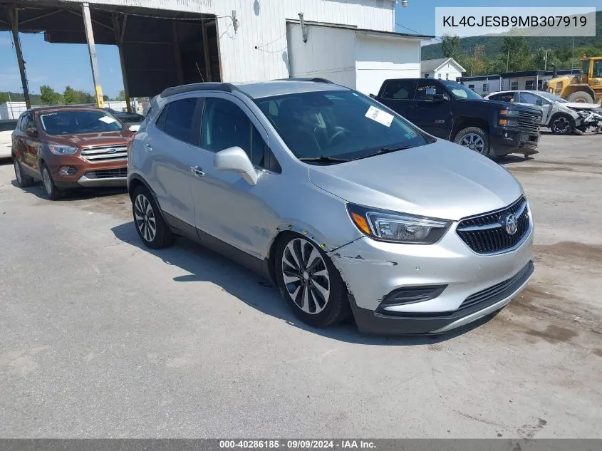 2021 Buick Encore Awd Preferred VIN: KL4CJESB9MB307919 Lot: 40286185