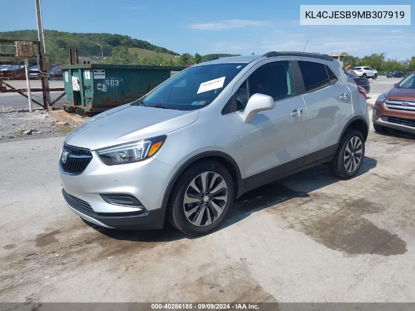 KL4CJESB9MB307919 2021 Buick Encore Awd Preferred