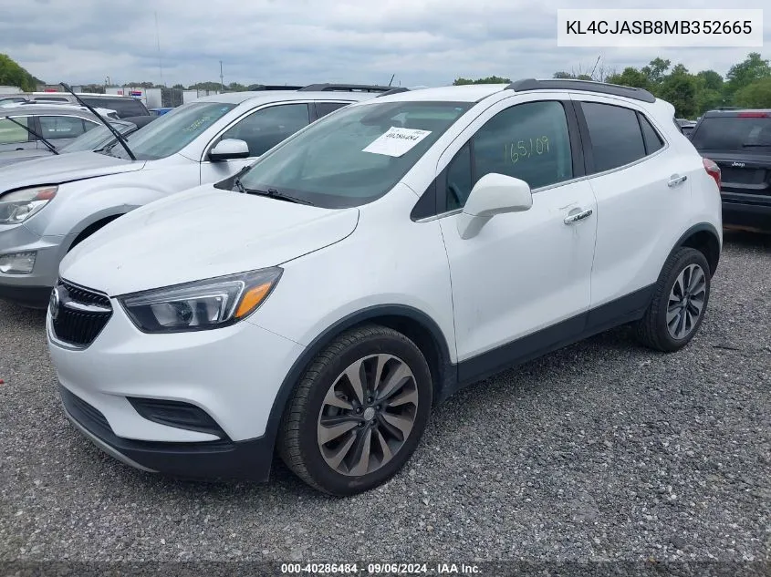 KL4CJASB8MB352665 2021 Buick Encore Fwd Preferred