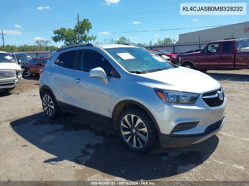 KL4CJASB0MB328232 2021 Buick Encore Fwd Preferred