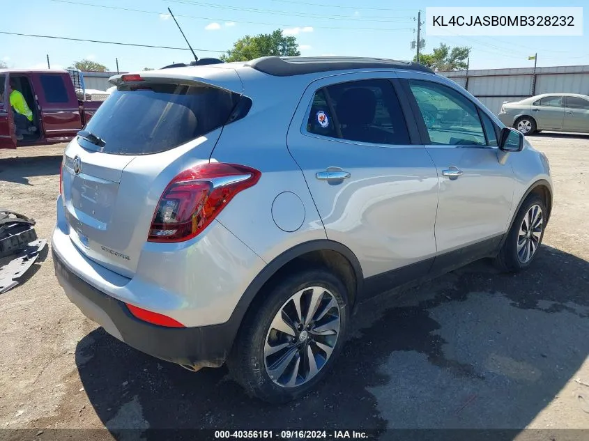 KL4CJASB0MB328232 2021 Buick Encore Fwd Preferred