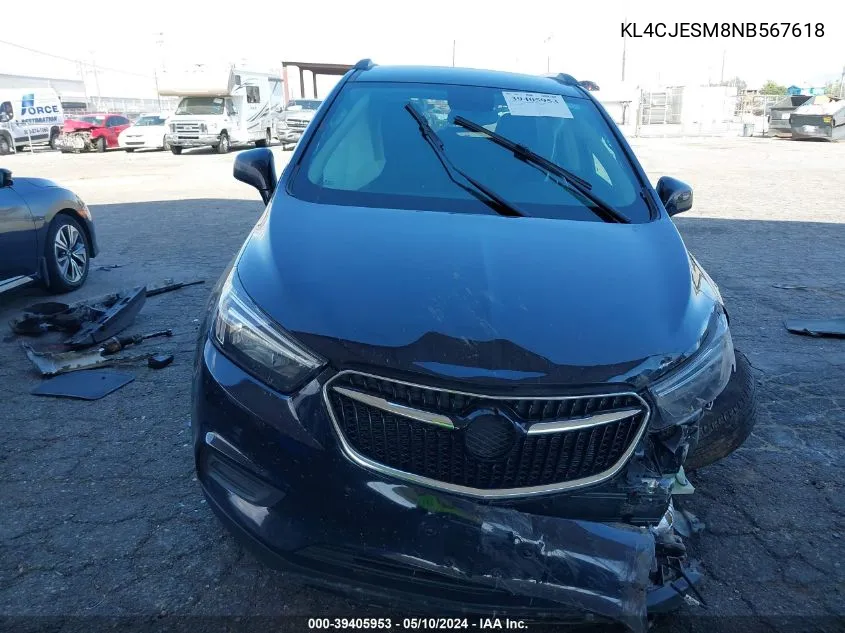 KL4CJESM8NB567618 2022 Buick Encore Awd Preferred