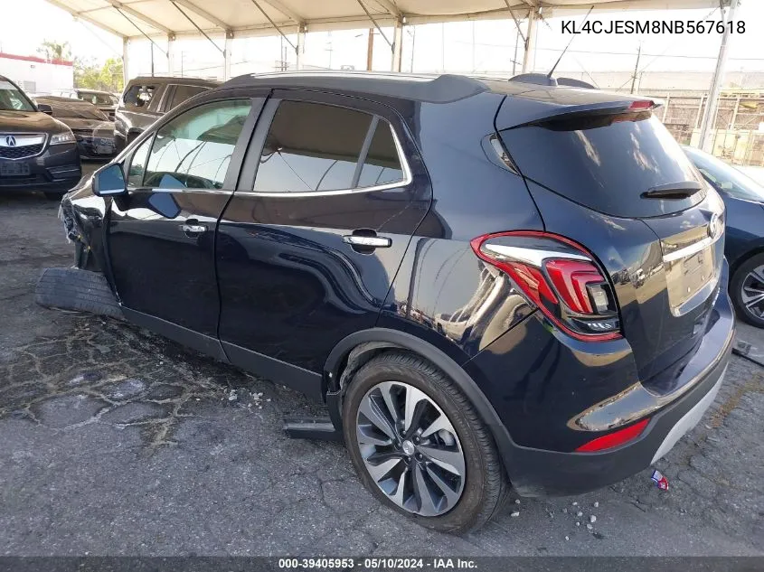 KL4CJESM8NB567618 2022 Buick Encore Awd Preferred