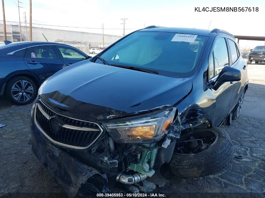 KL4CJESM8NB567618 2022 Buick Encore Awd Preferred