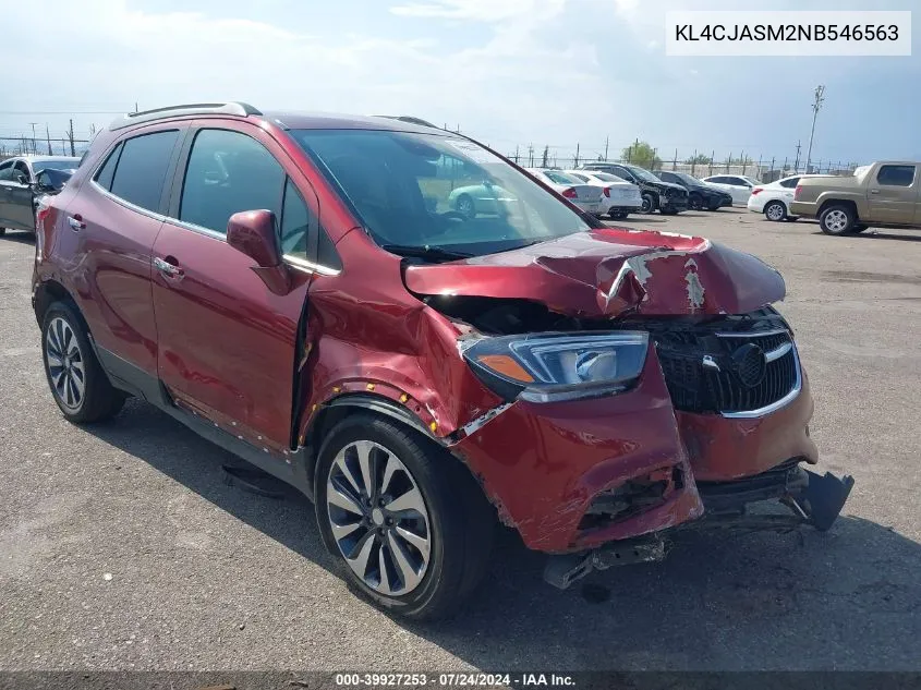 KL4CJASM2NB546563 2022 Buick Encore Fwd Preferred