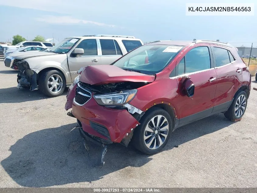 KL4CJASM2NB546563 2022 Buick Encore Fwd Preferred