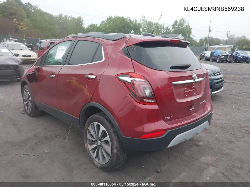 KL4CJESM8NB569238 2022 Buick Encore Awd Preferred