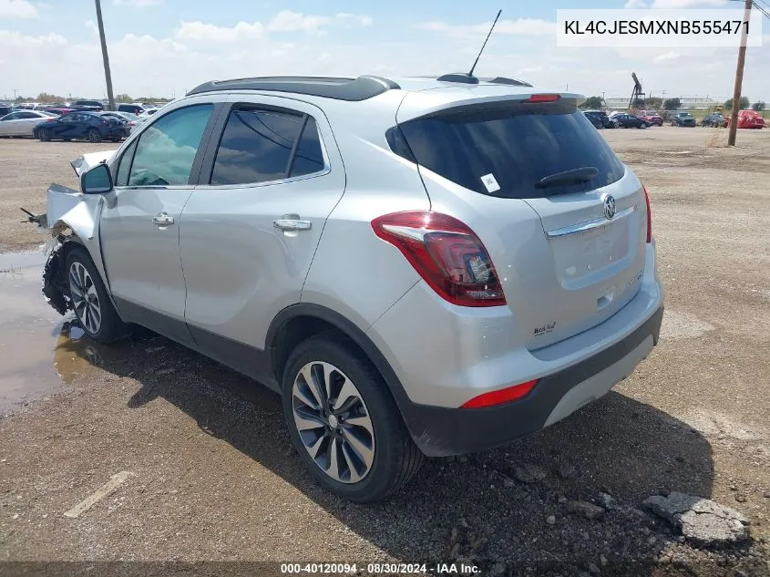 2022 Buick Encore Awd Preferred VIN: KL4CJESMXNB555471 Lot: 40120094