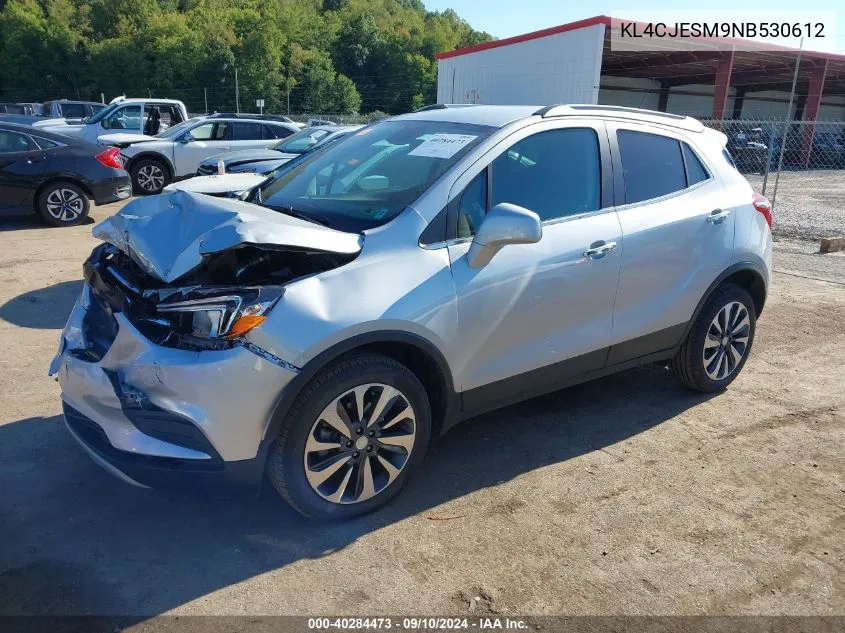 2022 Buick Encore Awd Preferred VIN: KL4CJESM9NB530612 Lot: 40284473