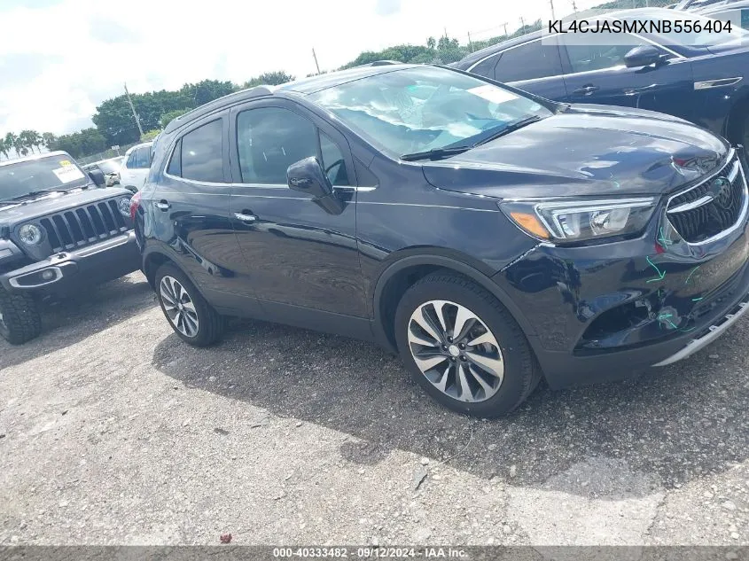 2022 Buick Encore Preferred VIN: KL4CJASMXNB556404 Lot: 40333482